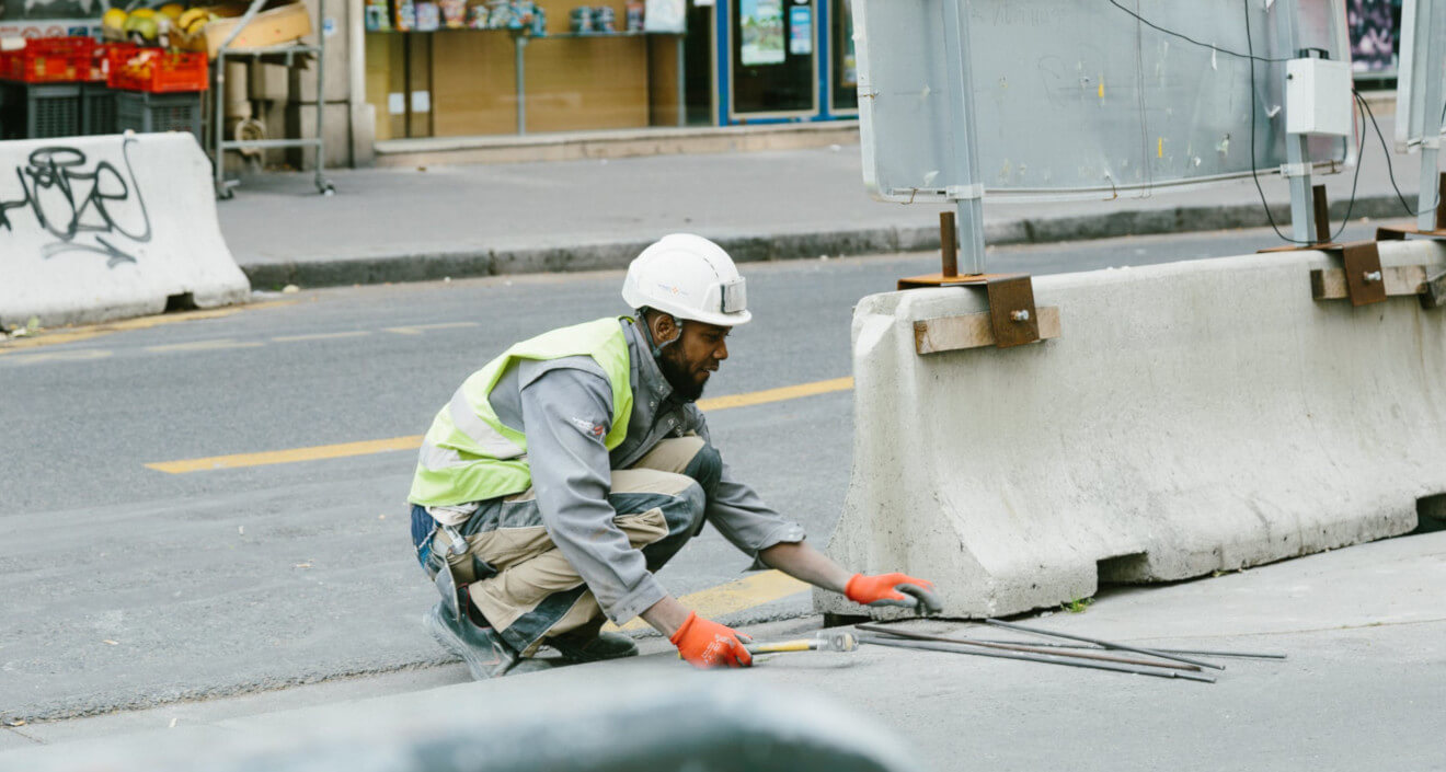 service road construction